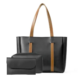 3 in 1 Auna Tote Bag For Women-Black
